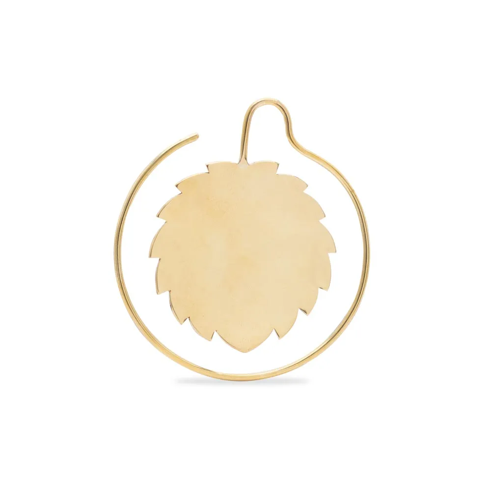 12g Art Deco Daisy Brass Earrings — Price Per 2