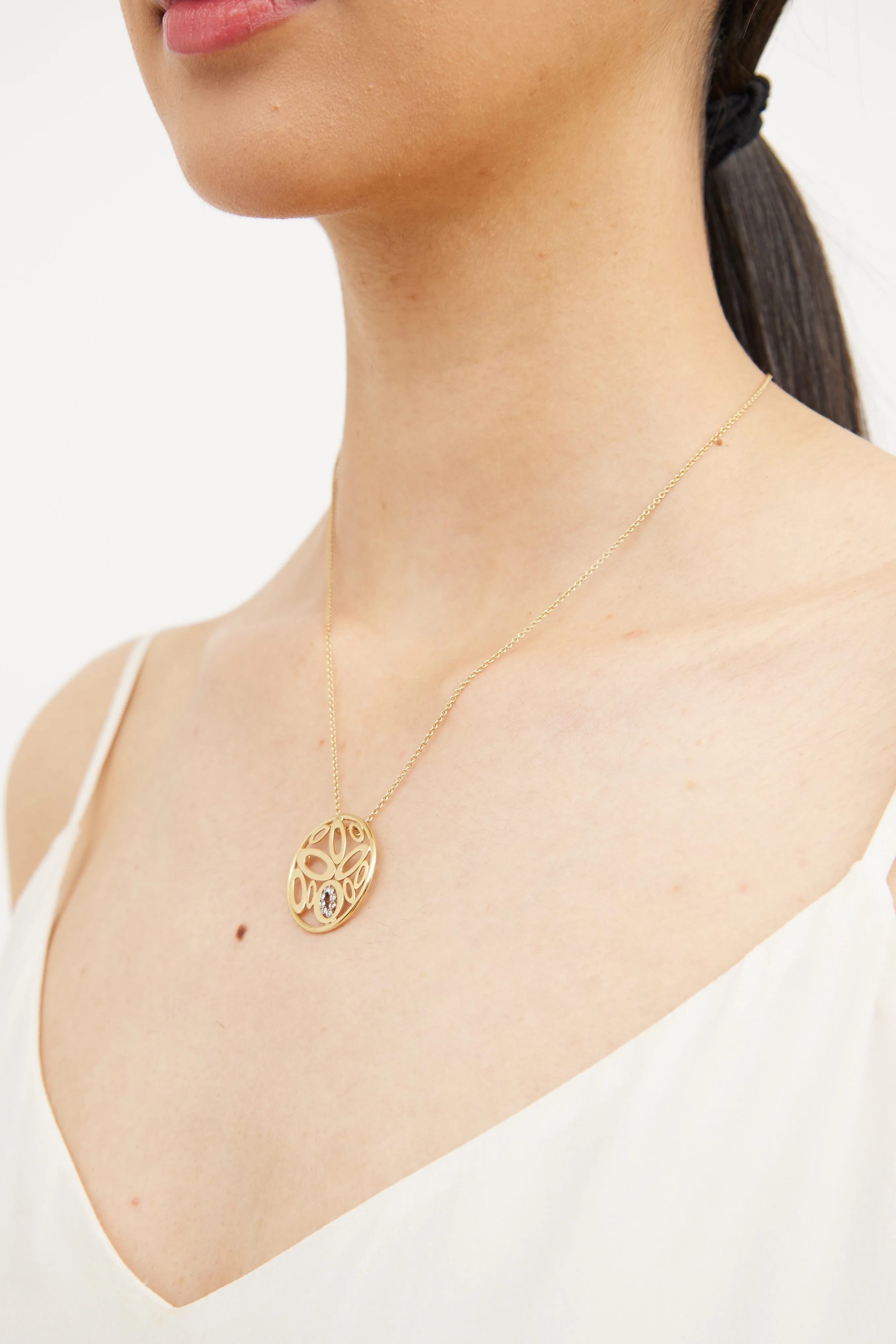 18K Gold & Diamond Necklace