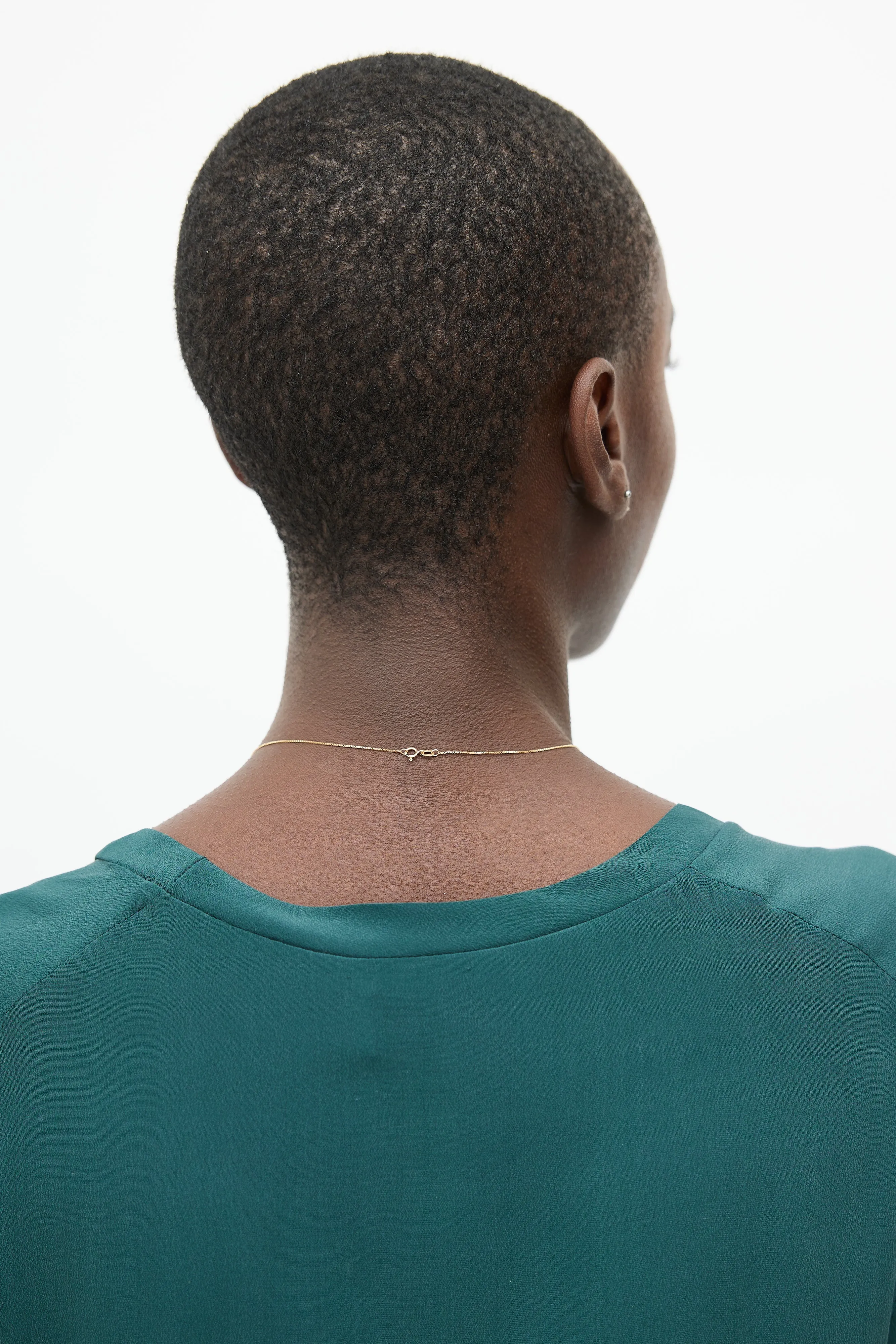 18k Gold & Diamond Ring Necklace