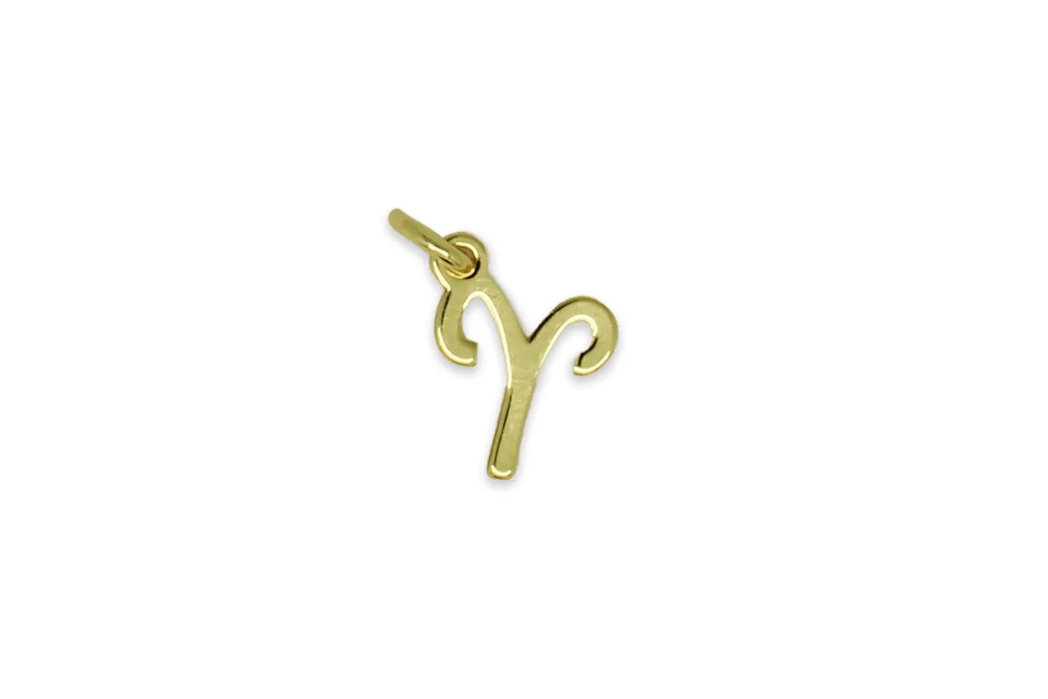 Aries Zodiac Gold Charm
