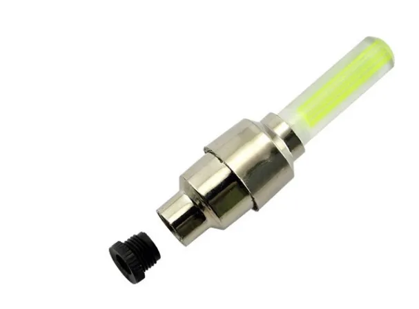 Color: Yellow - Automobile Tire Lights Valve Valve Lights Wheel