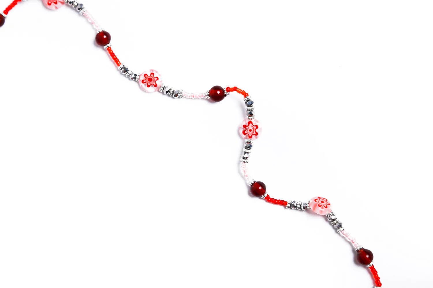 Dazzle Me Necklace (Ruby)