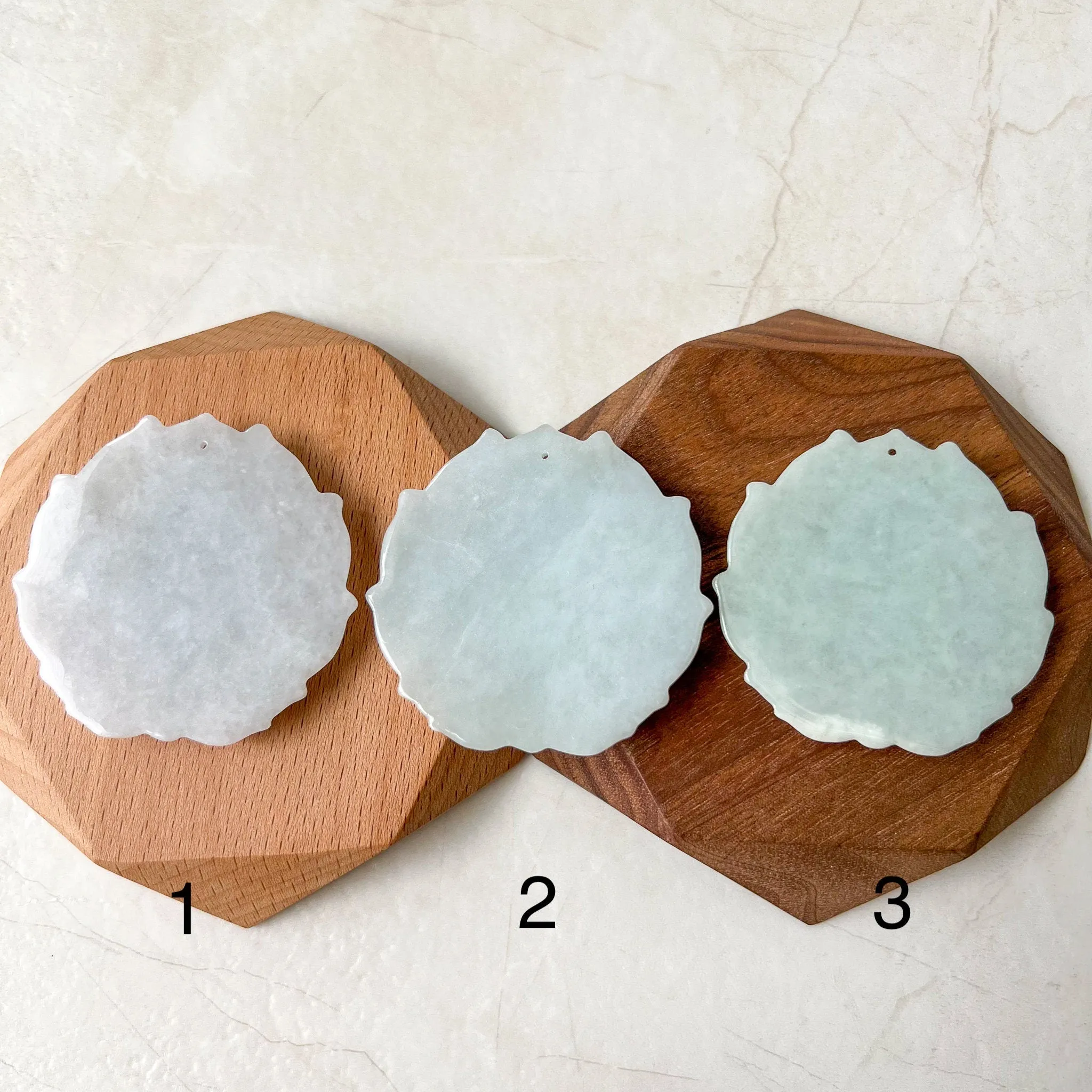 Jadeite Jade Happy Buddha Carved Jadeite Pendant, Budai, YJ-0322-0336515-2