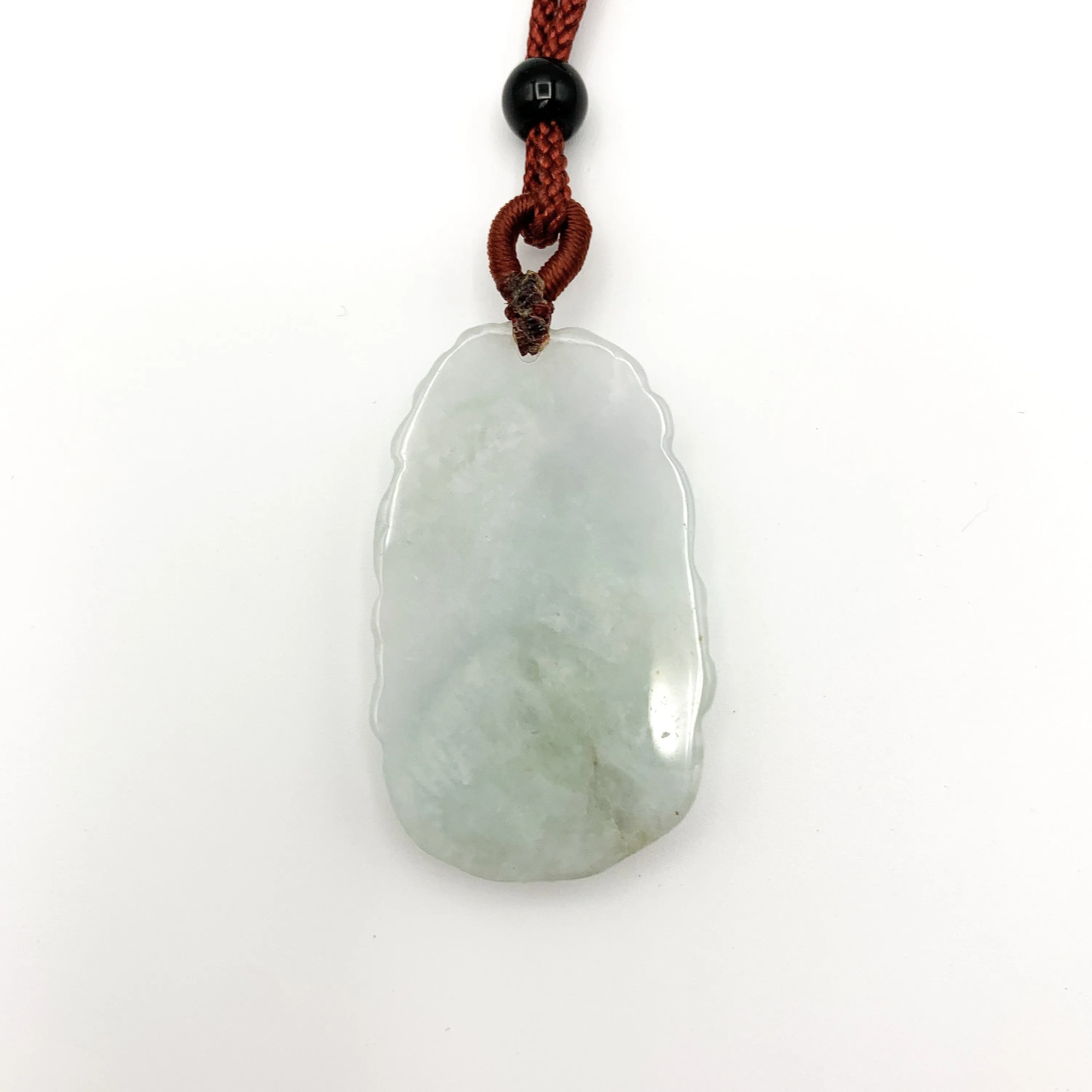 Jadeite Jade Horse Chinese Zodiac Carved Pendant Necklace, YJ-0321-0328270-10