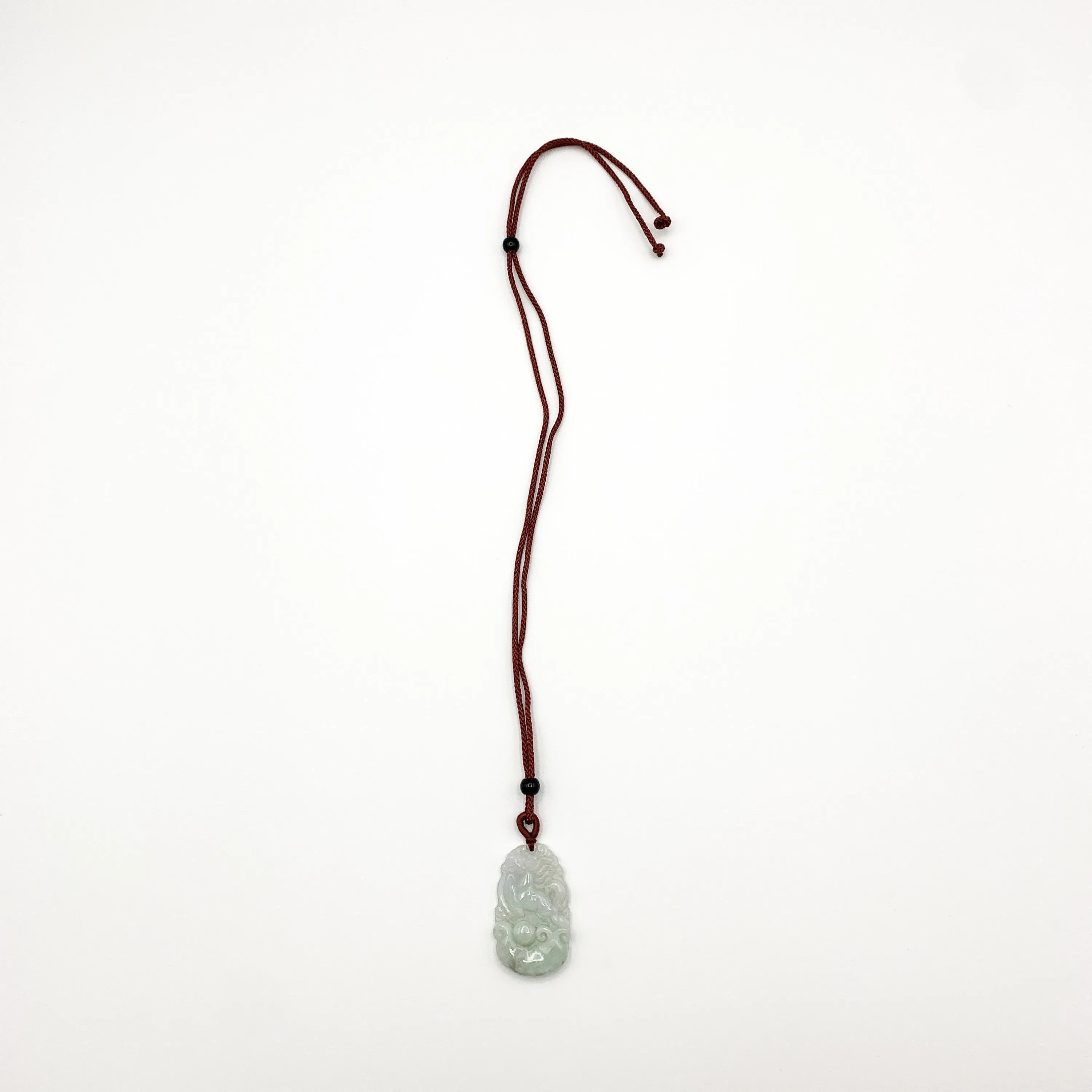 Jadeite Jade Horse Chinese Zodiac Carved Pendant Necklace, YJ-0321-0328270-10