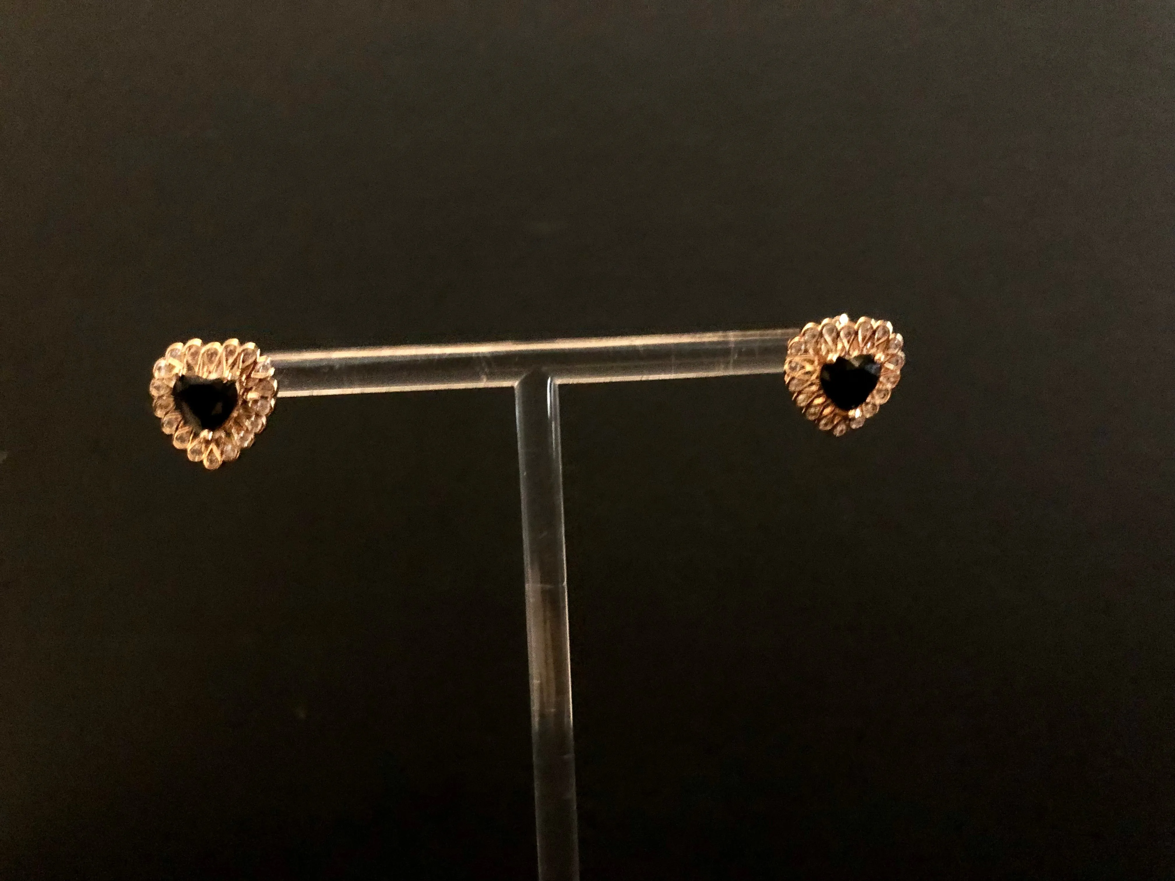 Luana Black Stone Earrings