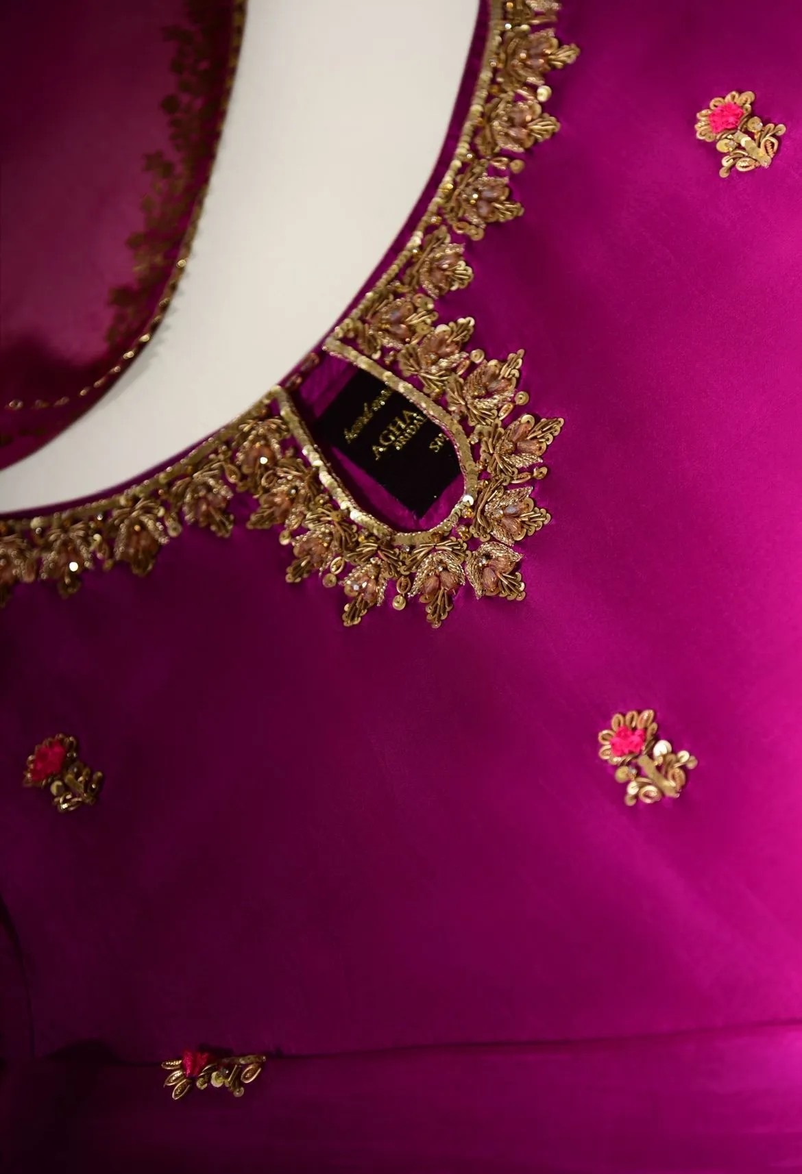 Magenta Shalwar Suit