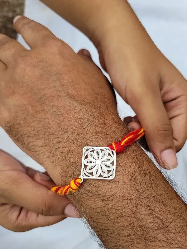 My Guiding Star - Silver Rakhi