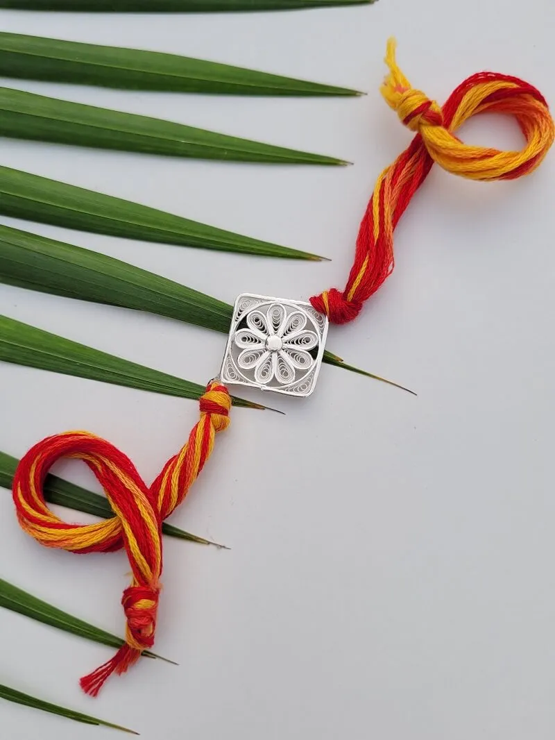 My Guiding Star - Silver Rakhi