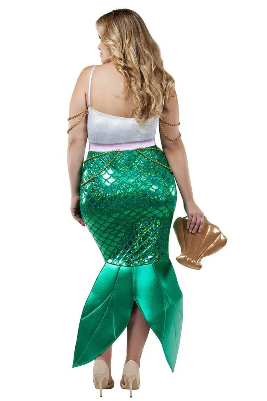 Plus Size Alluring Sea Siren Costume