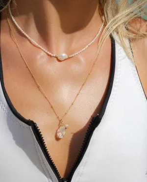 Raw Quartz Clarity Necklace