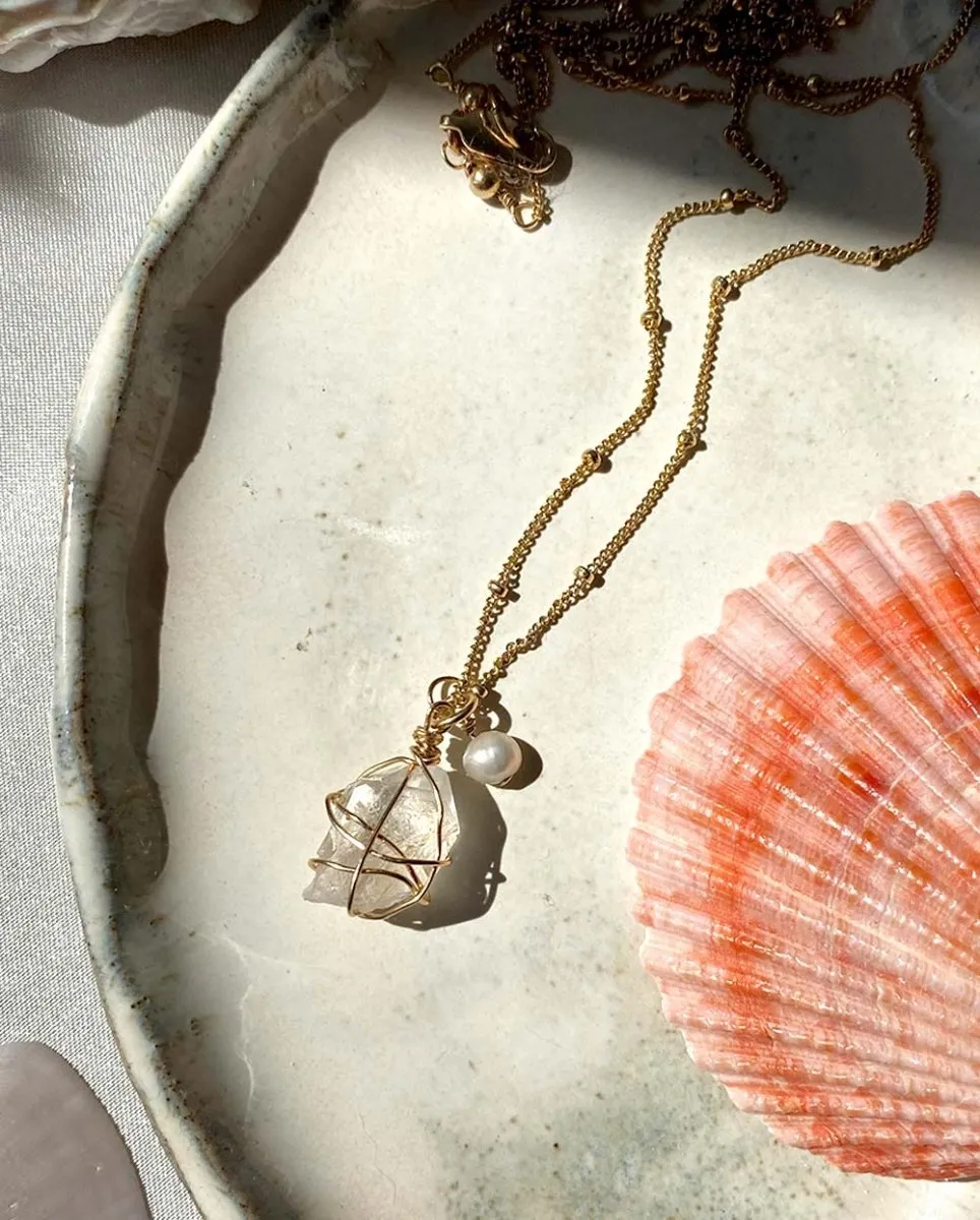 Raw Quartz Clarity Necklace