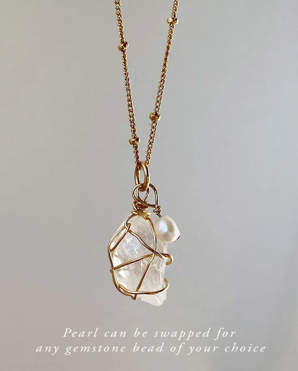Raw Quartz Clarity Necklace
