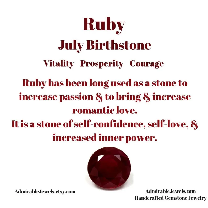 Ruby Beaded Necklace