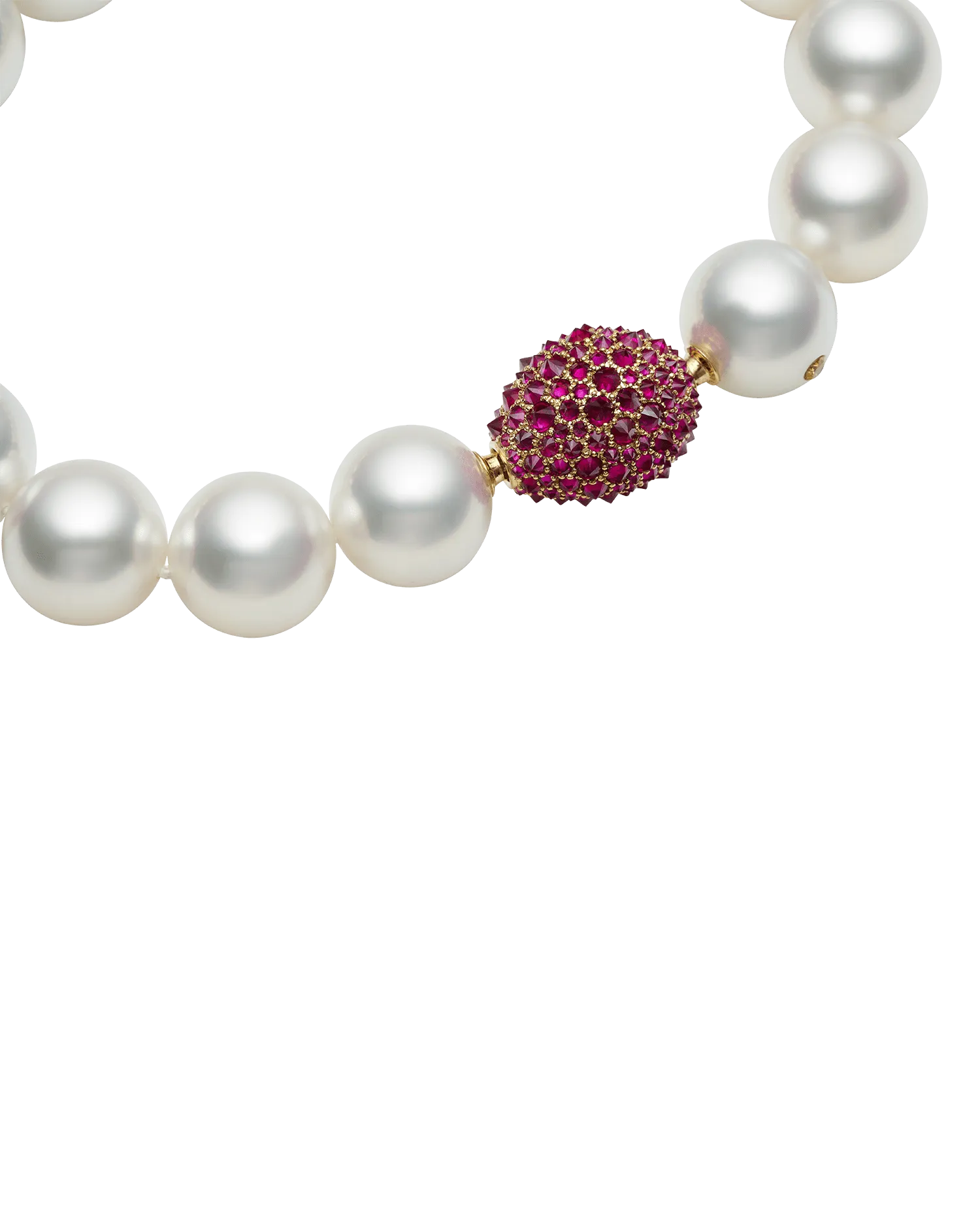 Ruby Touchstone Clasp | Rubies and Yellow Gold