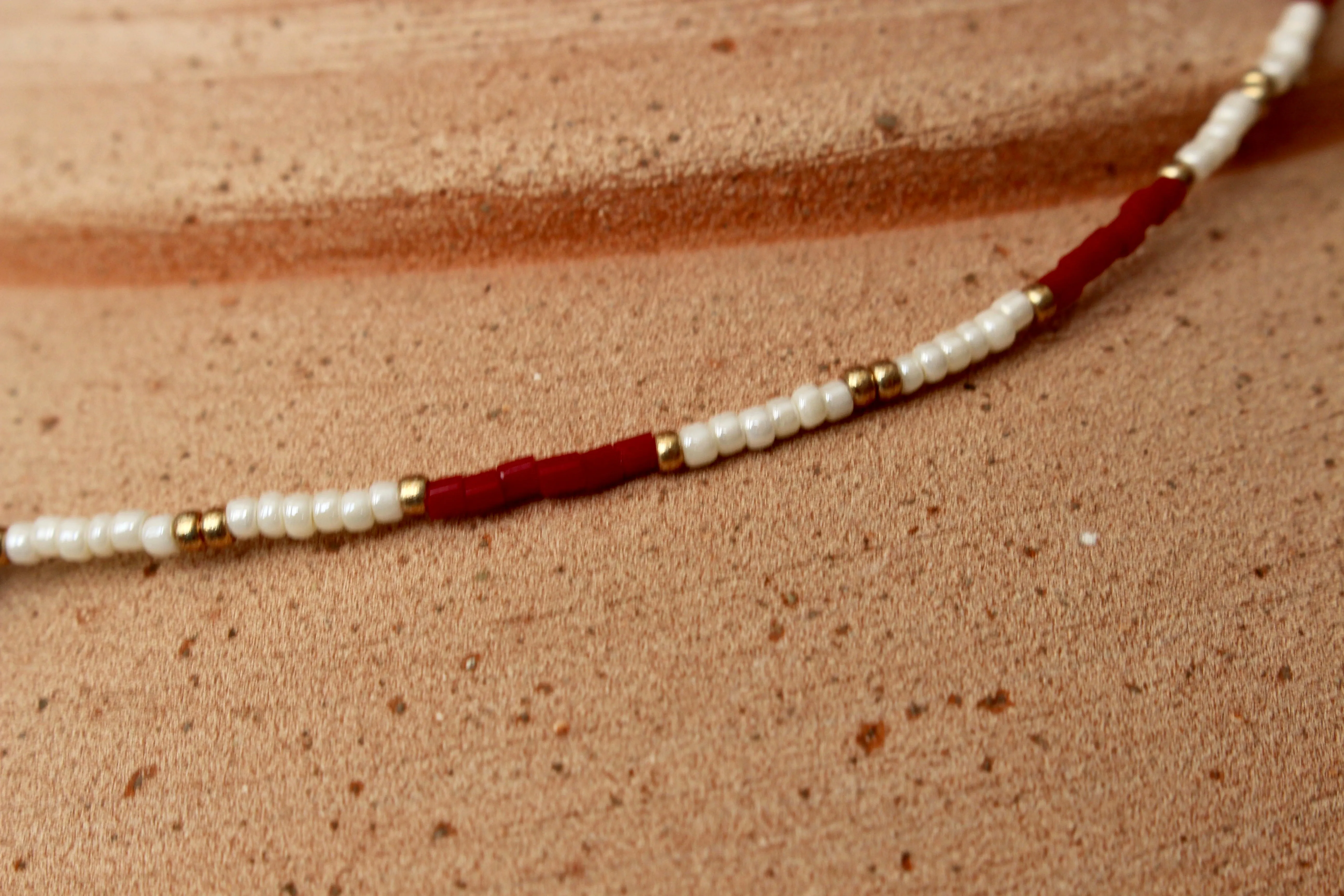 Starry Red Necklace