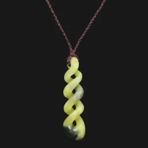 Unique Handcrafted Jade Twist Necklace Symbolizing Community and Culture - Perfect Gift for Friends and Friendship Jade Necklace Gift